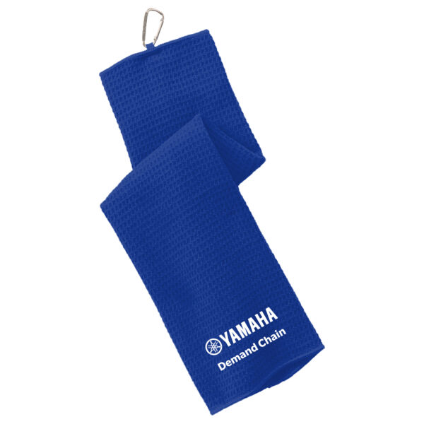 Port Authority Waffle Microfiber Golf Towel  - Embroidered Logo Thumbnail