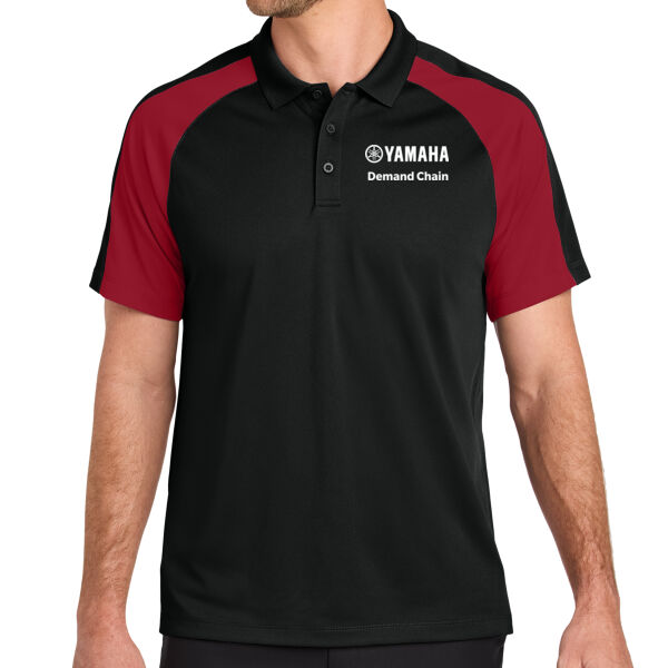 Port Authority Wearever Performance Pique Colorblock Polo - Embroidered Logo Thumbnail